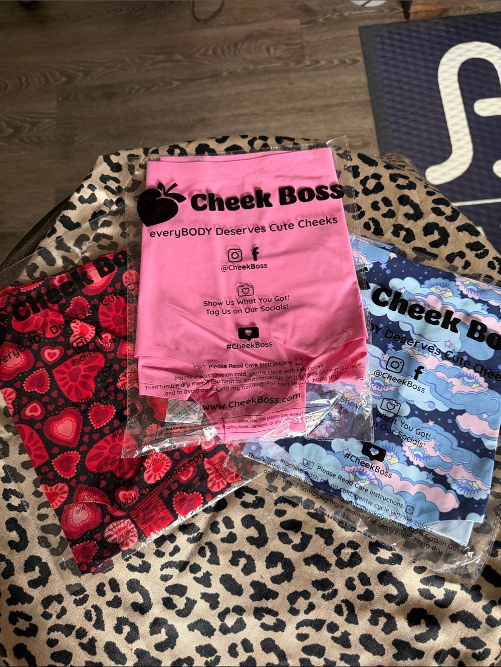 Cheek Boss Women's Boy-short style  Panty - Soft Stretch Cotton